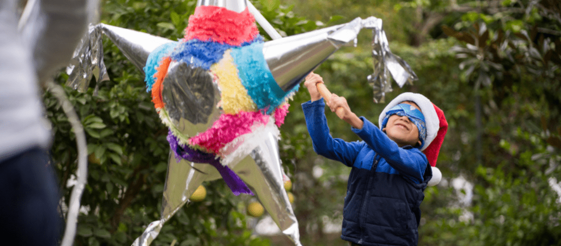 Romper una piñata